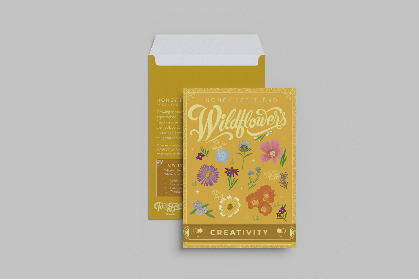 Seed Packet - Honey Bee Wildflowers (Creativity)