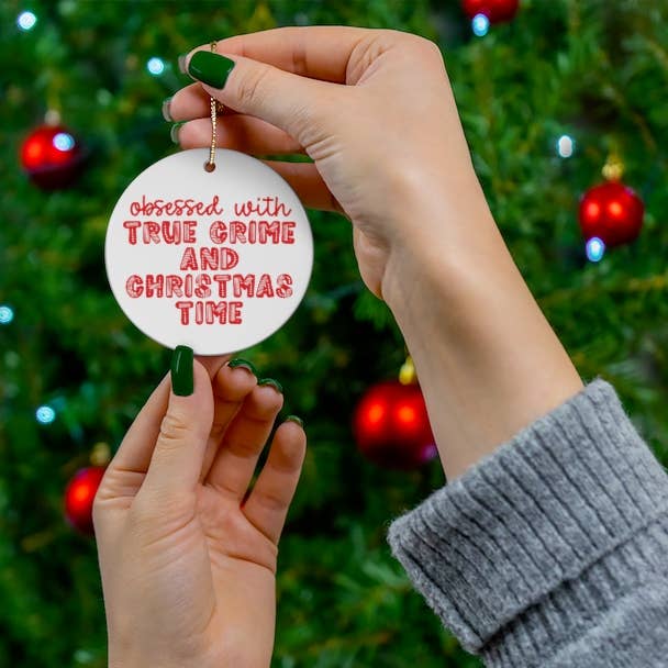True Crime Christmas Ornament Funny Holiday Ornaments