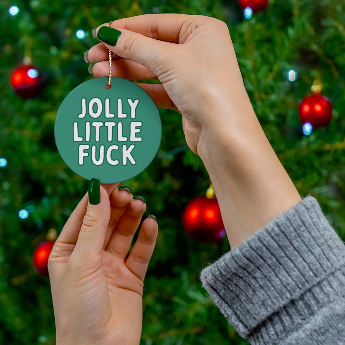 Sweary Christmas Ornaments Funny Holiday Ornaments Rude Gift