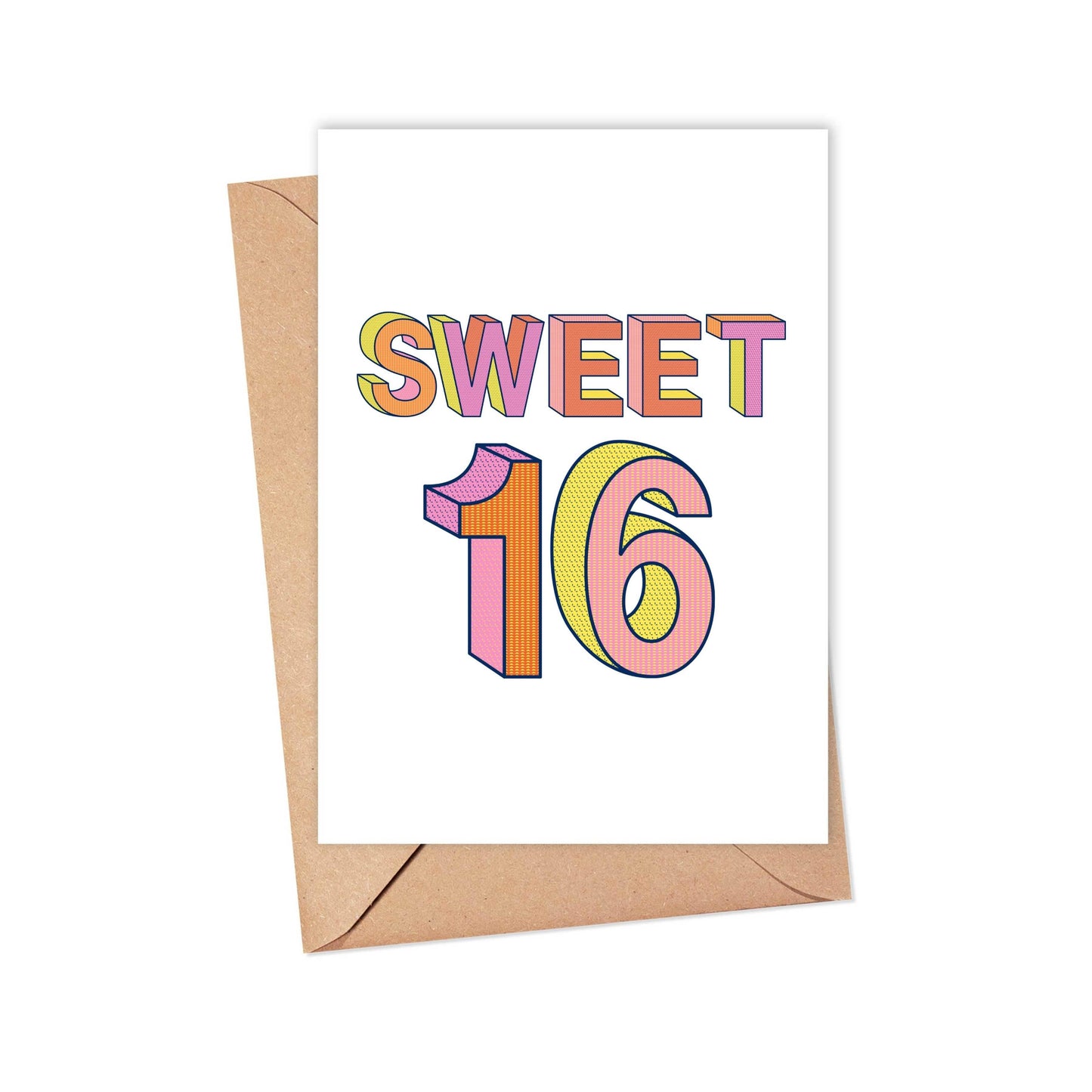16th Birthday Card Funny Milestone Birthday Greeting Cards