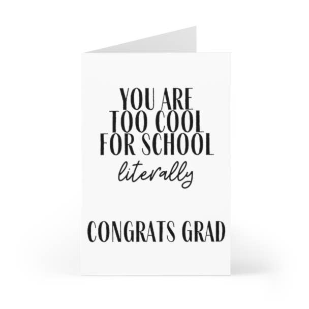 Funny Graduation Card - Congratulations Greeting Cards Cute