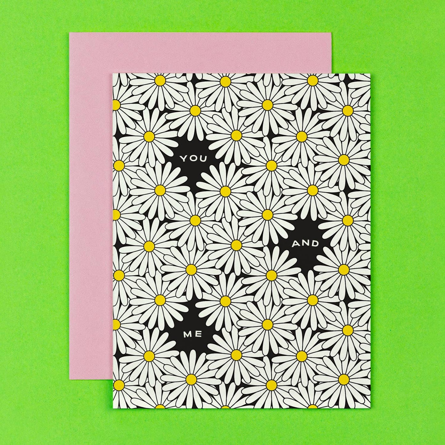 Daisy Love • You and Me Valentine's Day, or Anniversary Card