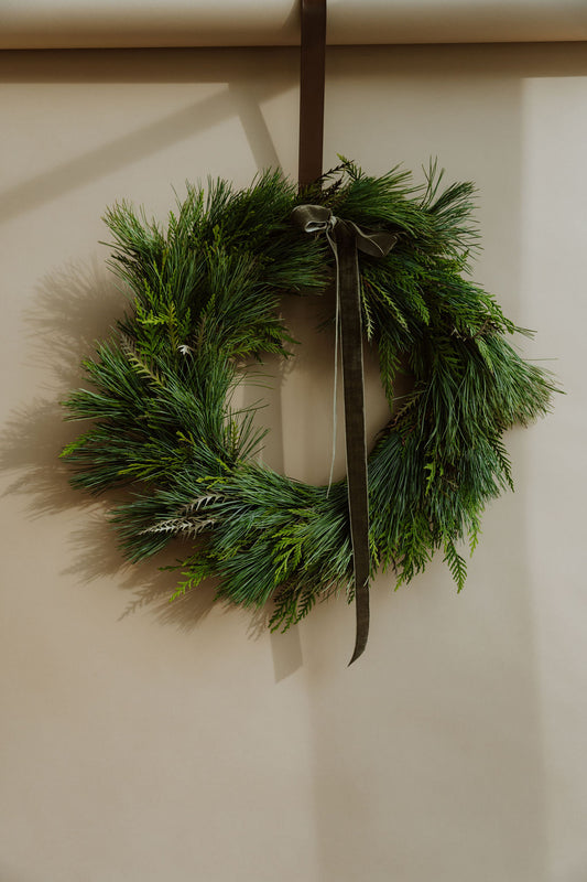 Pre-Order Wreaths + Cedar Garland