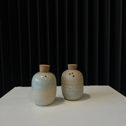 Natural Salt and Pepper Shaker Set