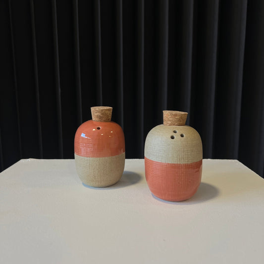 Burnt Orange Salt and Pepper Shaker Set