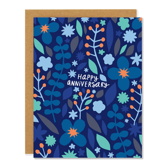 Happy Anniversary Meadow Card