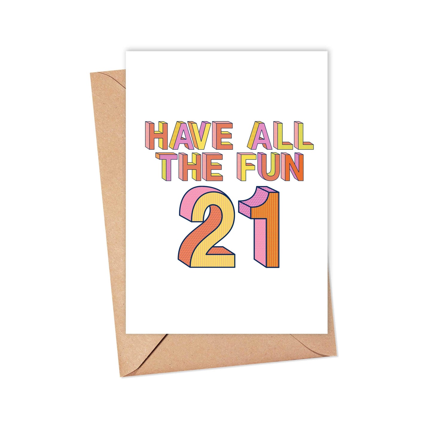 21st Birthday Card